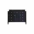 James Martin Vanities Brittany 48in Single Vanity Cabinet, Victory Blue 650-V48-VBL